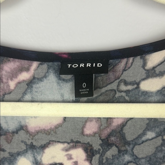 Torrid Studio Knit Surplice Wrap Long Sleeve Top Size 0 - Picture 3 of 14